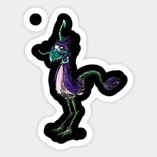 Purple People Eater Sticker